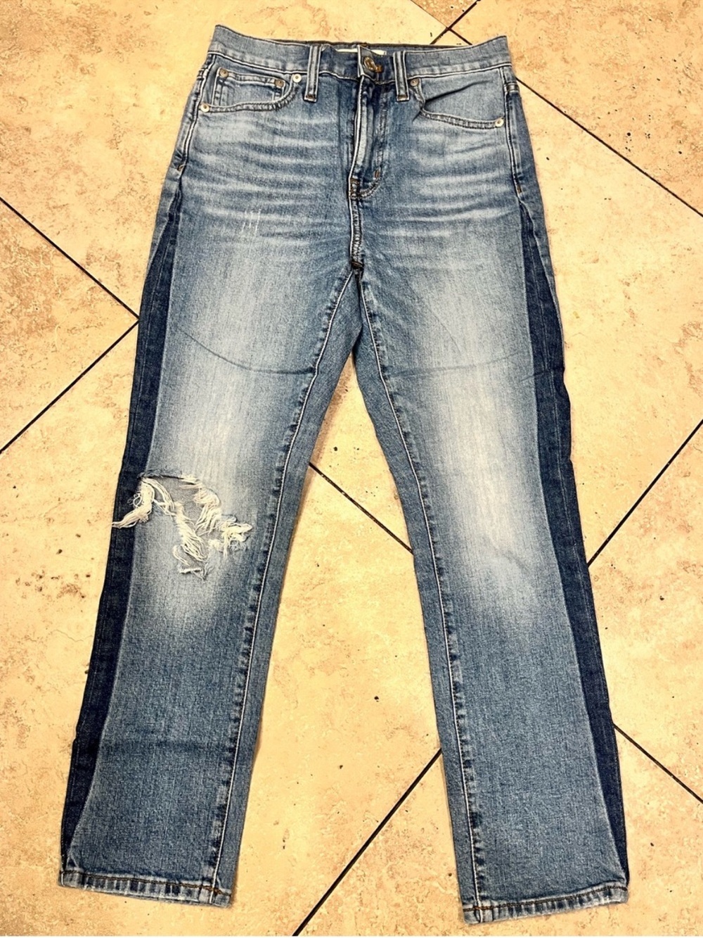 Madewell The High Rise Slim Boy Jeans Size 23